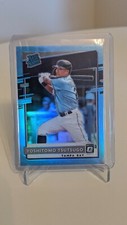 2020 Donruss Optic Yoshitomo Tsutsugo Rated RC Teal Refractor Light Blue #43/50