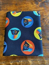 Fat Quarter Star Wars Rainbow Darth Vader Circles Cotton Quilt Fabric
