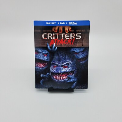 Critters Attack! (Blu-Ray + DVD + Digital, 2017) New/Sealed W/Slipcover