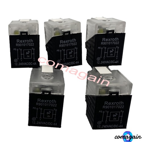 5 Bobine Per Elettovalvola Rexroth R901017022 - Ricambio Aftermarket Nuovo