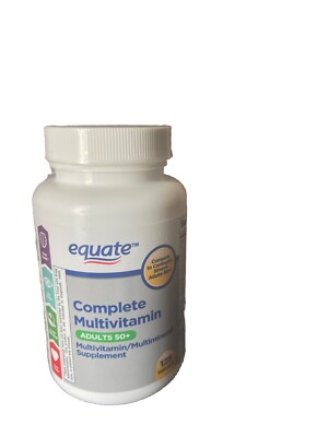 Equate Complete Multivitamin/Multimineral Supplement Tablets, Adults 50+Exp12/25