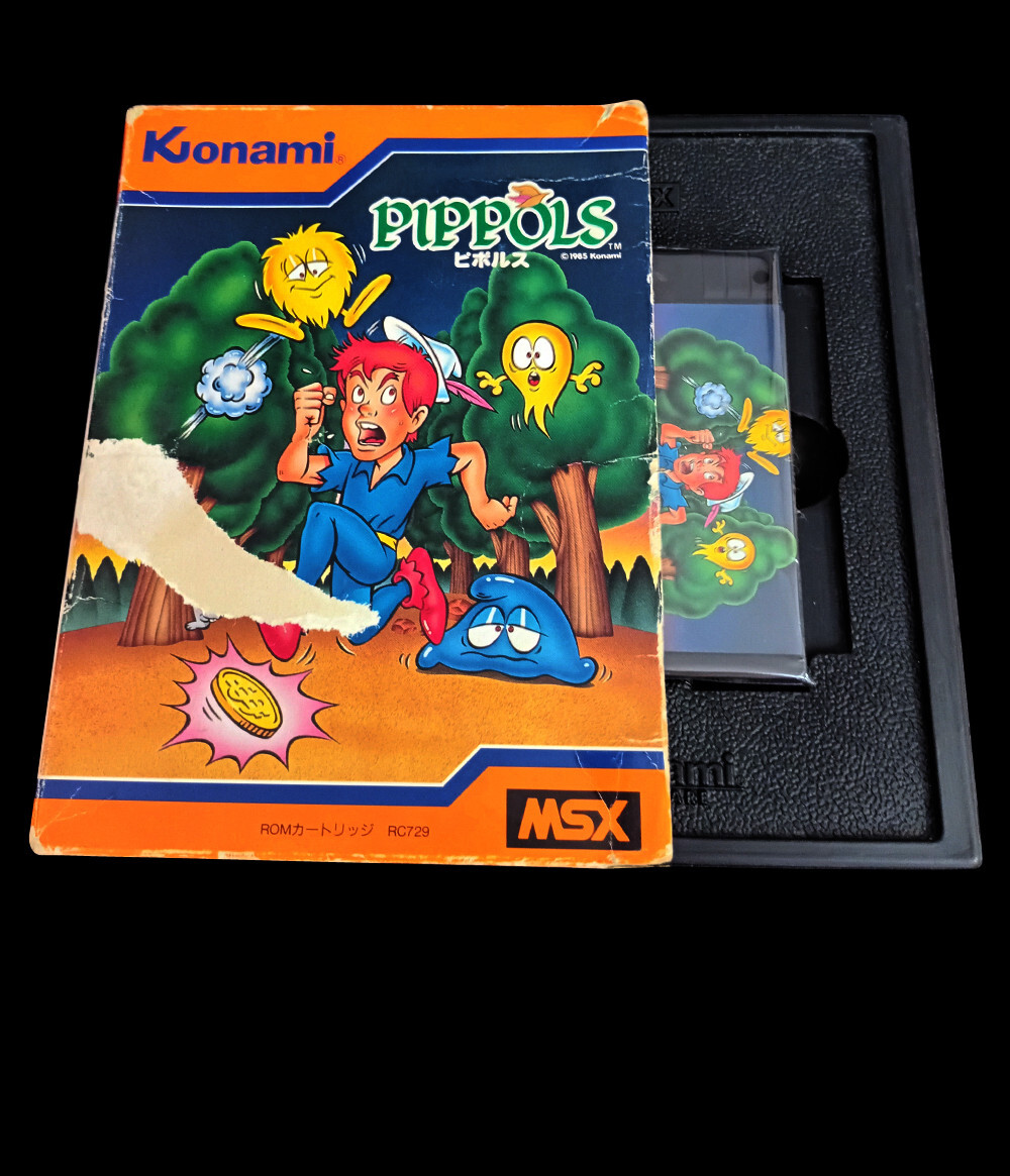 MSX ピポルス PIPPOLS コナミ KONAMI ソフト カセット