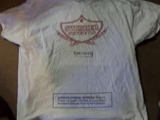 Swisher Sweets Cigar Logo Surgeon General Warning Tee Shirt White  2XL Size NEW