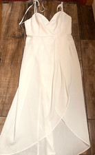 Fashion Nova Sundress White Size L New With Tags
