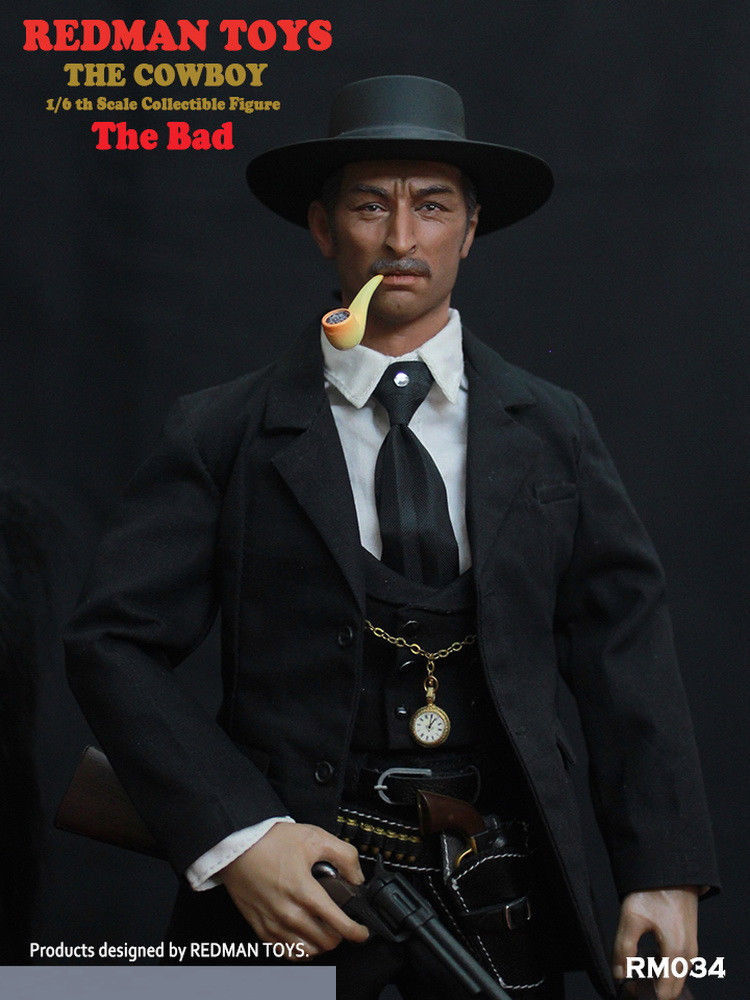 The COWBOY The Bad 1/6 完成品 可動フィギュア(RM034) REDMAN TOYS REDMAN TOYS The Cowboy The Bad RM034 1/6 Action Collectible