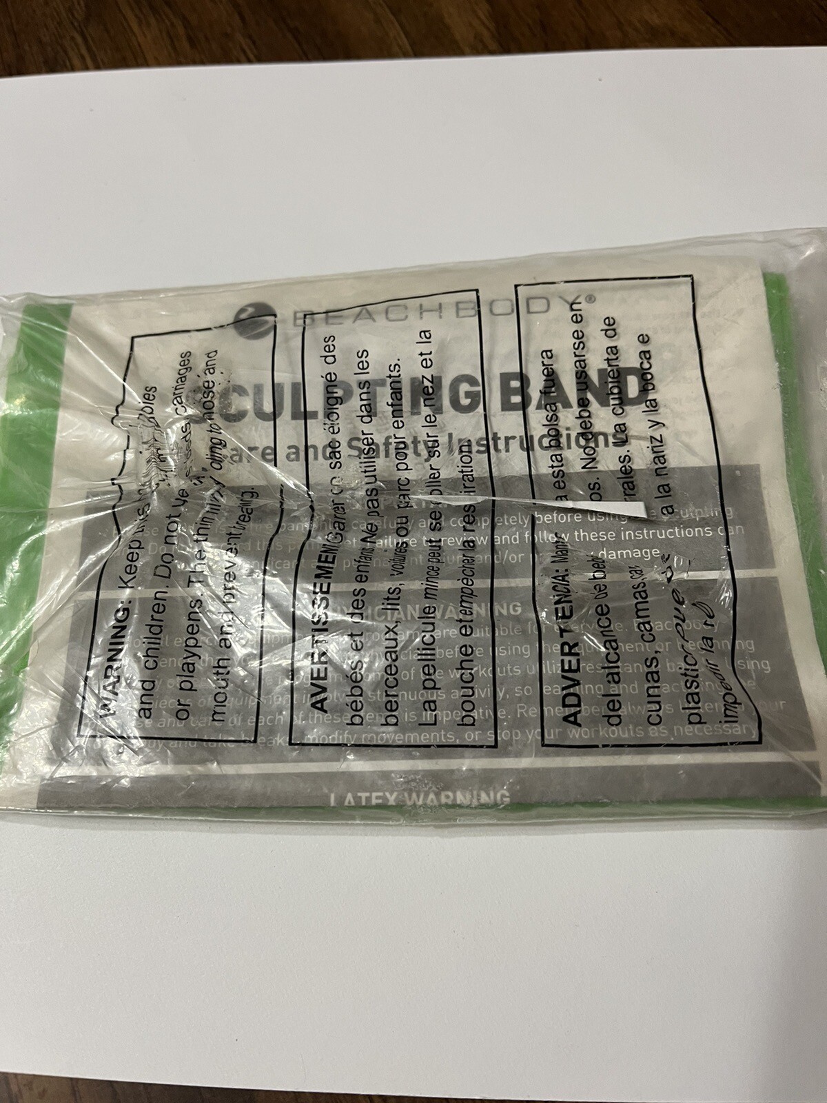 Beach body Sculpting Band Green New In Package