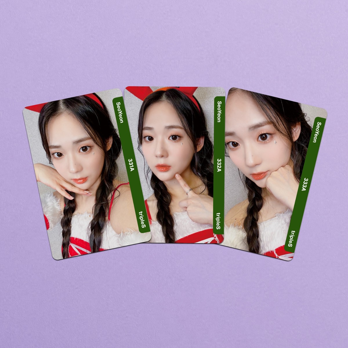 tripleS S1 SeoYeon REPLICA objekt Atom01 300s Fanmade Photocards