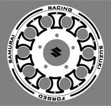 Suzuki Samurai Rims Decals Rings Aros Argollas Stickers Calcomanias Black Suzuki Samurai Rims Decals Rings Aros Argollas Stickers Calcomanias Black