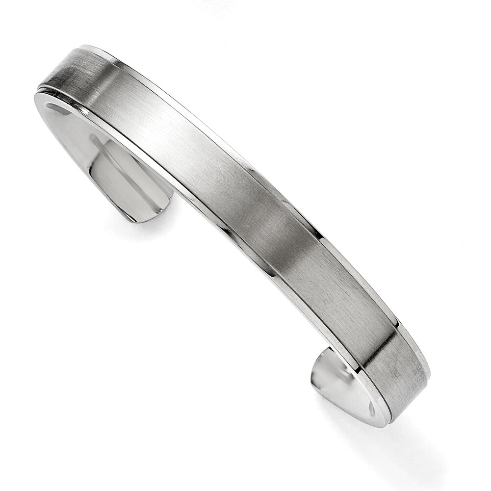 Chisel Stainless Steel Polished and Brushed Ridged Edge