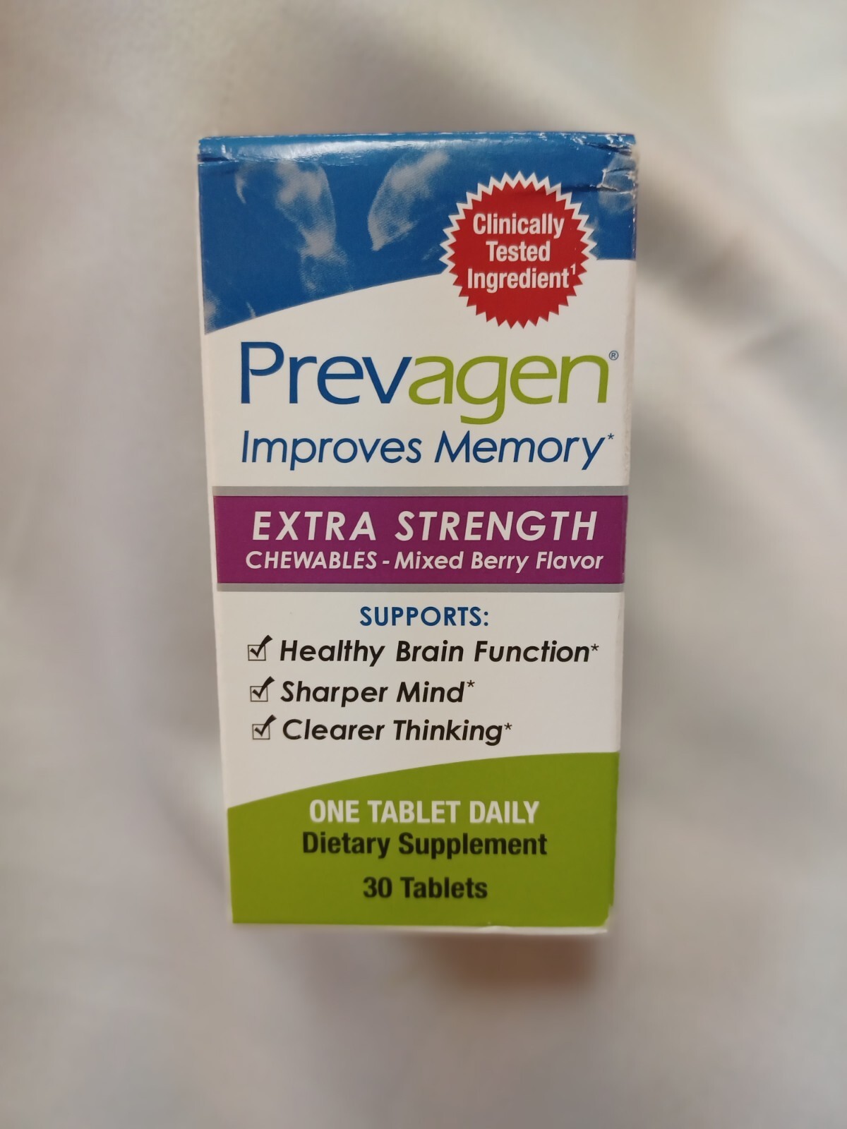 Prevagen Extra Strength 30 Count - 20mg Mixed Berry Flavored Chewables ...