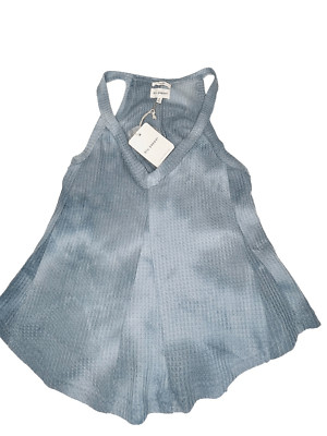 Blu Pepper Blue/Gray Tie Dyed Swing Tank | NWT | Size Small