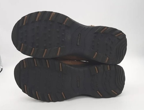 Lands' End 247709 Brown Suede Slip On Shoes Sherpa Lined Women's Size 7B - Picture 12 of 15