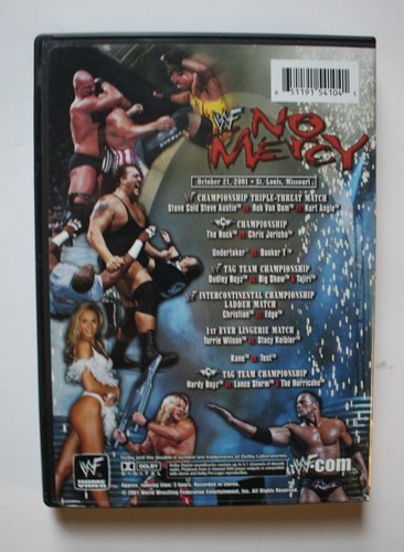 WWF Wrestling DVD - WWF No Mercy - October 21, 2001 - St. Louis, Missouri - Bild 2 von 2