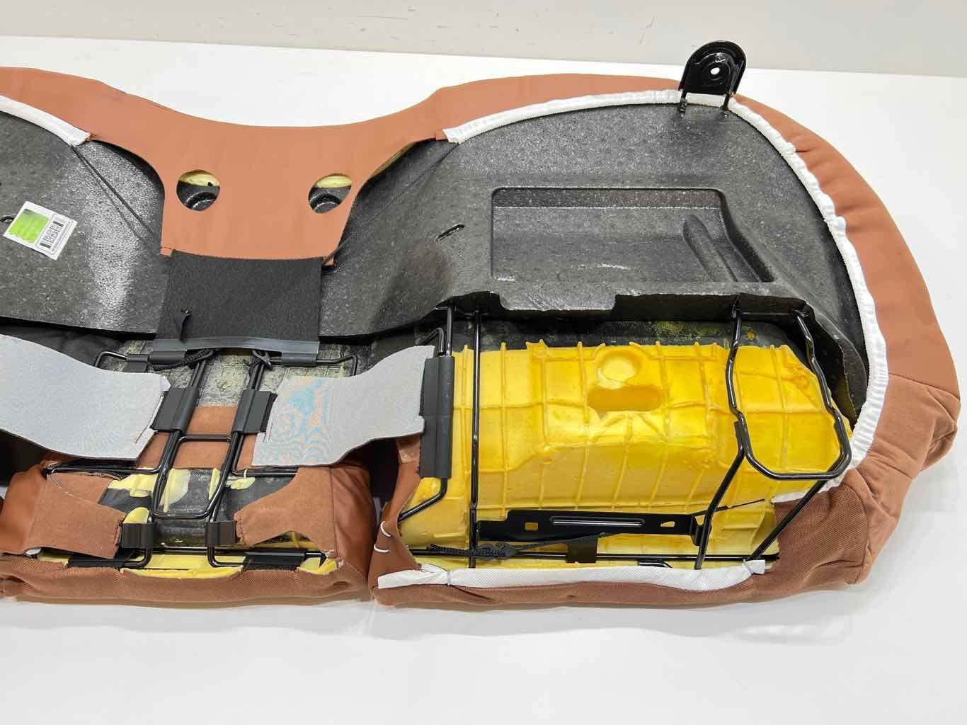 2014 - 2024 MASERATI QUATTROPORTE REAR SEAT LOWER BENCH CUSHION OEM ORANGE_CU