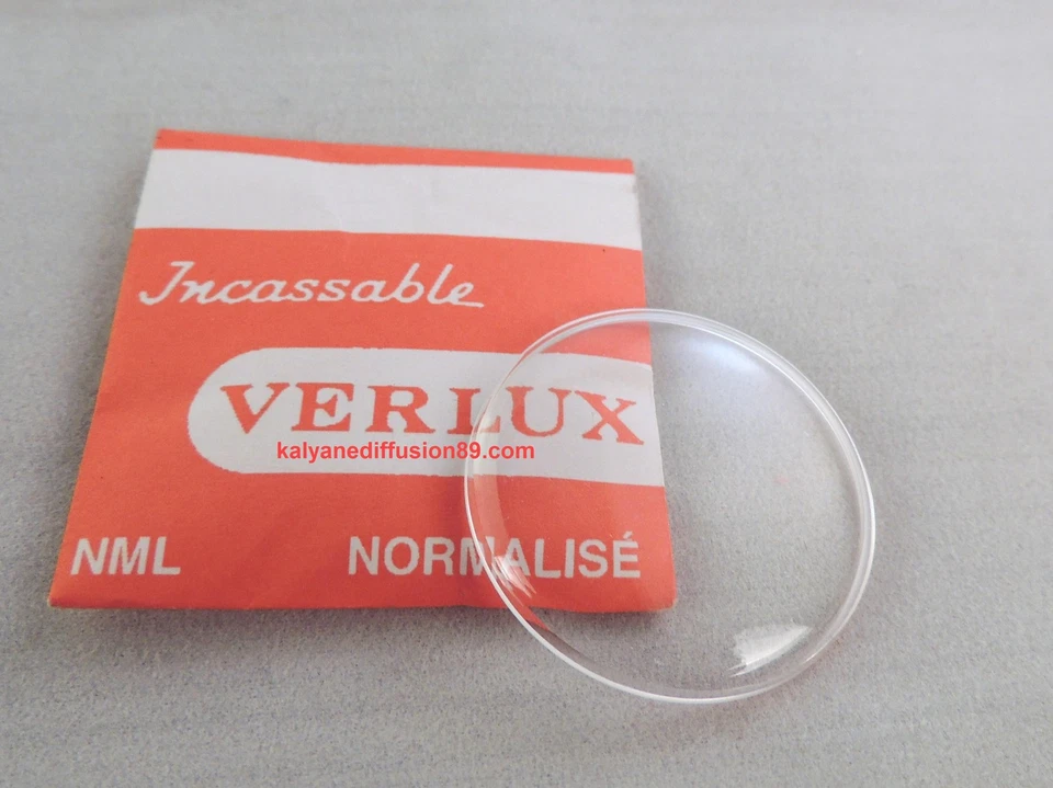 VERLUX ROBUR Verre plexi bombé normalisé pour montre vintage entre ø 199 à ø 350 à préciser