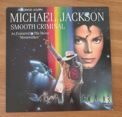 Maxi Single 12'' Vinyl - Michael Jackson - Smooth Criminal - Featured Moonwalker