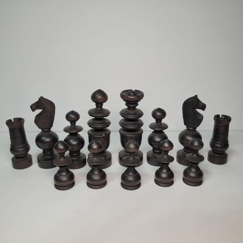 French Regency Chess Pieces (Incomplete) + Kingsway The Royal Game Of Chess - Picture 5 of 8