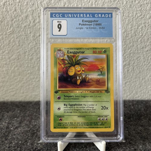 Exeggutor (1st Edition) graded CGC 9 for sale on eBay