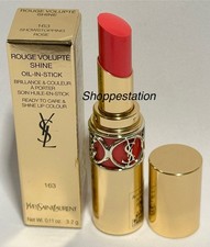 Yves Saint Laurent Rouge Volupte Shine Lipstick Shade 163 SHOWSTOPPING ROSE