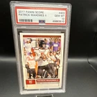 2017 Panini Score Patrick Mahomes II Rookie #403 Base PSA 10 Texas Tech