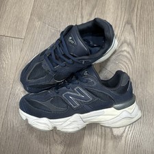 New Balance 9060 Boys Size 3 Navy Blue Athletic Running Walking Shoes Sneakers