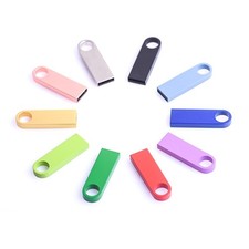 USB Flash Drive Colorful Metal 128GB 64GB 32GB Pen Drive 16GB 8G 4GB Storage