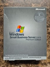 NEW Microsoft Windows Small Business Server 2003 Premium SEALED BOX