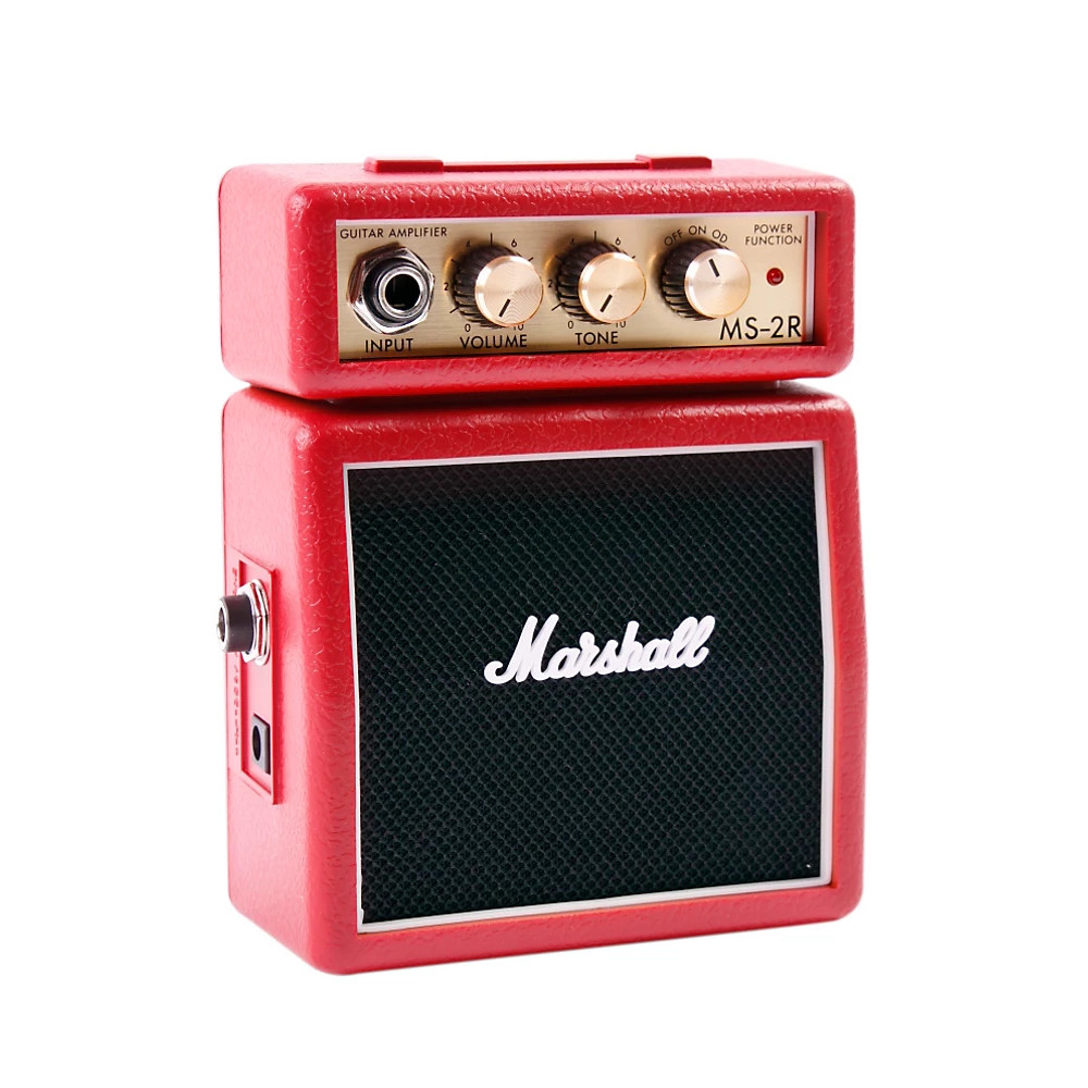 Гитарный комбинированный усилитель Marshall Micro Stack мощностью 1 Вт Красный 8790₽