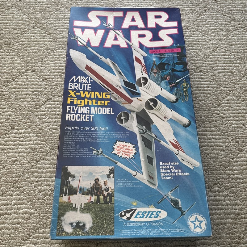 Star Wars 1977 Vintage Estes Maxi Brute Model Rocket Kit Rare NOS Complete