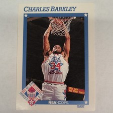 1991-92 NBA Hoops Charles Barkley NBA All-Star Game Philadelphia 76ers Card #248