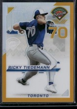 2025 Prospect Edition Ricky Tiedemann Holo Ticket Gold /10 Toronto Blue Jays