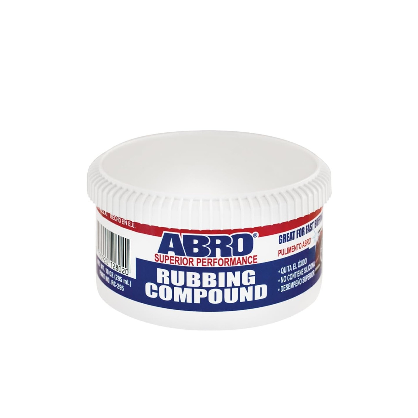 ABRO Rubbing Compound 10 oz — Fast-Cut Car Scratch Remover & Buffing Compo