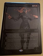 Chandra Pyromaster M15 Planeswalker Card - Mint Condition Magic: The Gathering