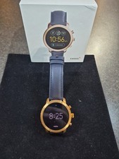 Fossil Q Explorist Gen 3 Smart Watch FTW4002 Blue Leather Band New