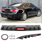 Carbon Style Rear Diffuser Bumper Lip w/ Tail Light For Lexus ES250 ES330 ES350