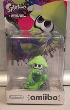 Amiibo Splatoon Calamar Inkling Squid Green New WiiU Switch