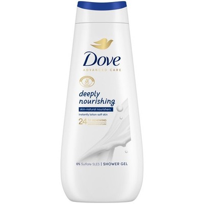 14,50 /L - 6er Pack Dove Advanced Care Duschgel   Deeply Nourishing - 400ml