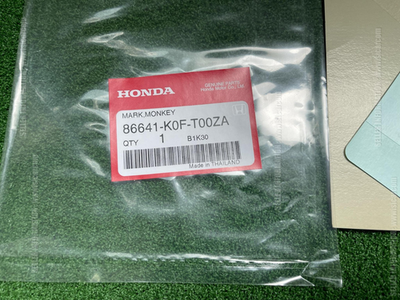 HONDA MONKEY 125 2019 JB02 MARK (TYPE4) (MONKEY) 86641-K0F-T00ZA