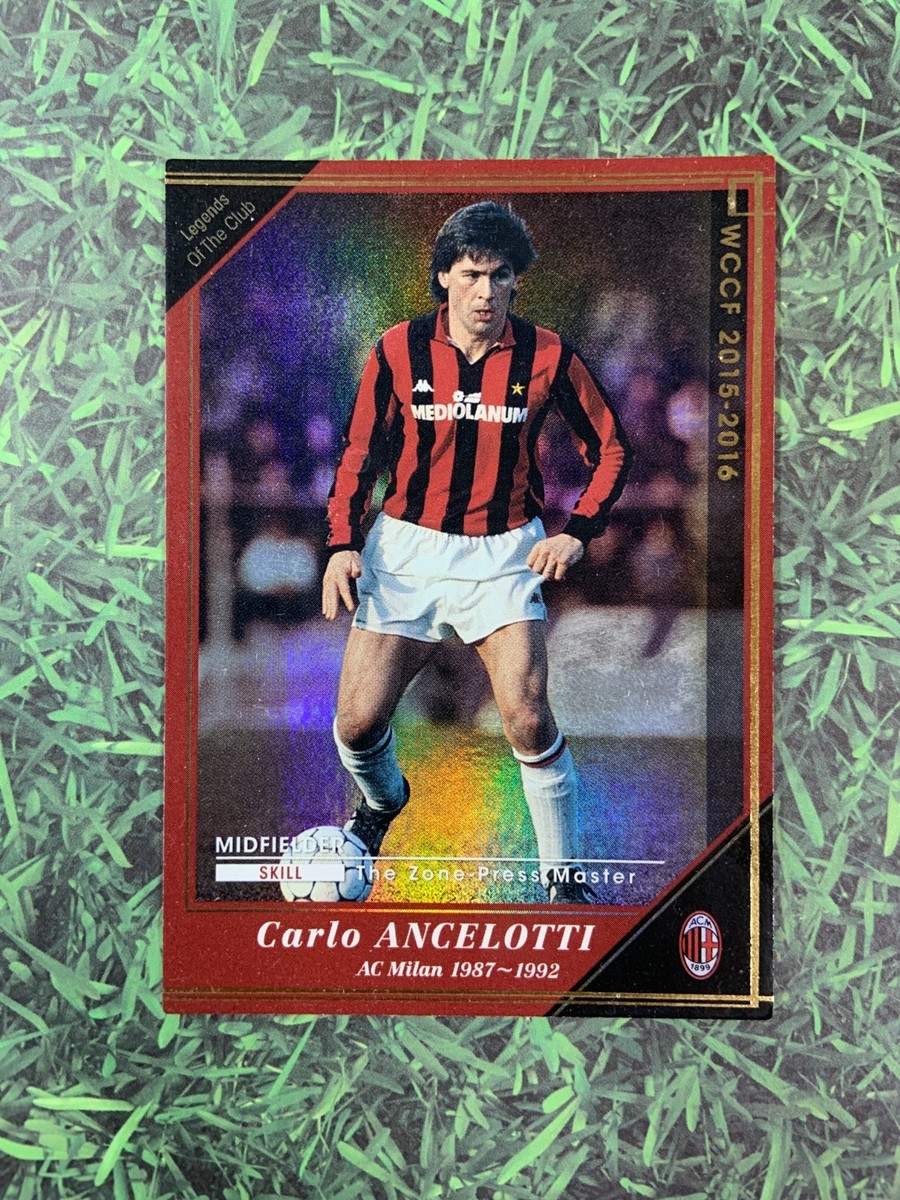 Panini WCCF 2015-16 Carlo Ancelotti AC Milan Refractor card
