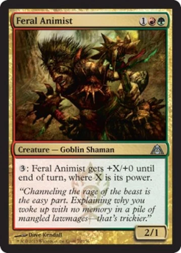 Feral Animist - DG MTG - Light Play - product listing photo