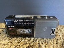Vintage Sony CFM-140 FM/AM Cassette Recorder Radio Boombox Tested Working