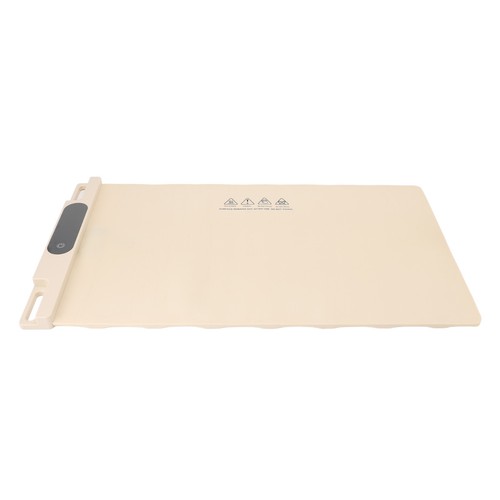 HG (EU Plug 220V)Electric Warming Tray Silicone Rollable Foldable Auto Off 3