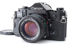  MINT w/Cap Canon A-1 A1 SLR 35mm Film camera New FD 50mm f1.4 Lens From JAPAN