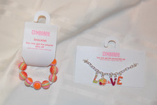 Gymboree SNOW BLOSSOM Bead Bracelet LOVE Necklace NWT