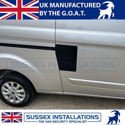 For Ford Custom (2013-2023) Large Right Side Load Door Repair Shield Black
