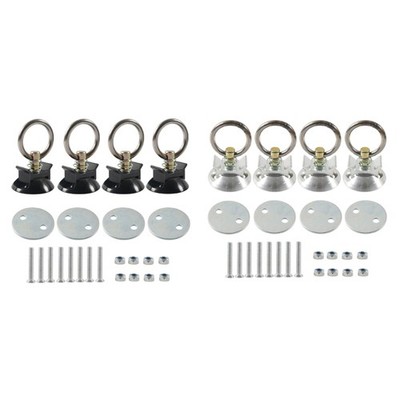 4 Sets Tie Down Anchors Point Kit Tie Down System L Track Tie Down Kit