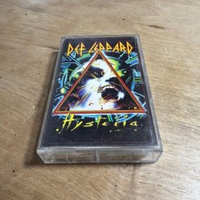 Def Leppard Hysteria Cassette Tape Used Scratched Sleeve  Case