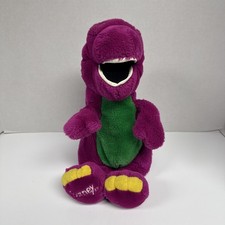Vintage Lyons Group Barney  Friends 1992 Plush Purple Dinosaur 14"