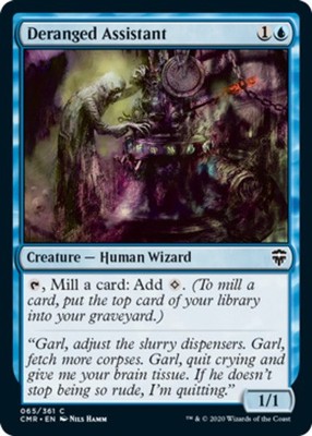 Deranged Assistant Commander Legends Near Mint, English