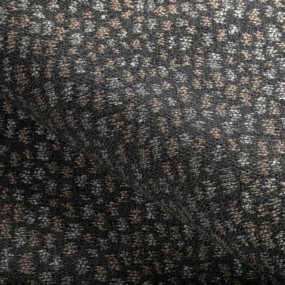 Groundworks OUTDOOR All Over Spots Fabric- Combe / Charcoal 3.50 yd GWF-3787.21